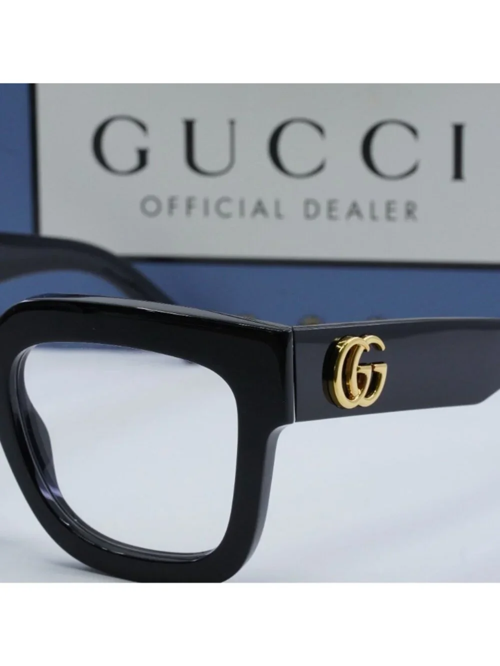 Gucci GG1549O 001 Square Eyeglasses 52mm - Black
